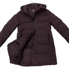 美品 UNIQLO シームレスダウンショートコート レディース L