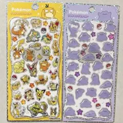 プチドロップステッカー Pokemon ポケモン イエロー　メタモン　2枚