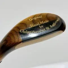 希少 セントアンドリュース ハンドメイド ヒッコリーパター 木製ヘッド 名器のサムネイル