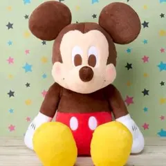 【ディズニー】ミッキーマウス ぬいぐるみ 赤いほっぺ 特大 BIG※最終値下げ