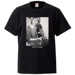 新品　カート・コバーン tシャツ　おもしろTシャツ　メンズ　レディース　ブラック