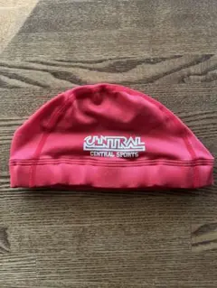 CENTRAL SPORTS 水泳帽 Lサイズ 赤