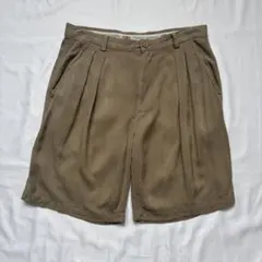 TOMMY BAHAMA シルク ツータック ショートパンツ 32 ベージュのサムネイル