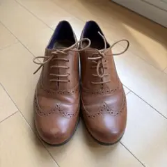 Clarksレースアップシューズ ブラウン レザー レディースのサムネイル