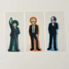 ヒロアカ　緑谷出久　爆豪勝己　轟焦凍 静岡鉄道コラボ ダイカットステッカー　3枚