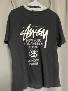 stussy ブラック 半袖Tシャツ