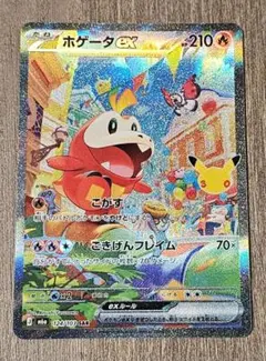 ポケモンカード ホゲータex SAR 30周年記念ロゴ