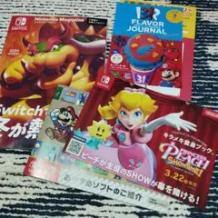 任天堂　スーパーマリオ　ゲーム冊子　その他フライヤー