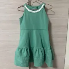 Janie and Jack グリーンノースリーブワンピース 12-18ヶ月