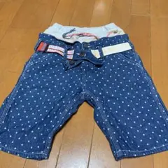 期間限定★デニム&ダンガリー★ドットデニムハーフパンツ