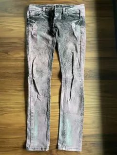 マラキア　ヒョウ柄デニム　MARAXIA レオパード 個性的　スキニーデニム26