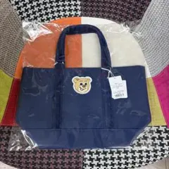 新品】 オールドテディワッペントートバッグネイビーL フェイラー