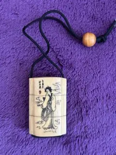 時代 五段印籠 金蒔絵 梨子地 鶴鷺図 根付 江戸時代 骨董 旧家蔵出し