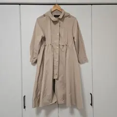 Nissen Aller Bien ベージュ フード付きドロストコート