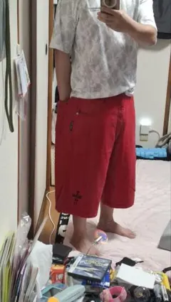 評価777フェア‼️DOGTOWN 赤 ハーフパンツのサムネイル