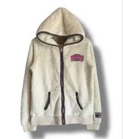 Y2K BodyGlove ボアジップパーカー M 平成ギャル 00s BC53