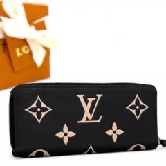 新品保管品　付属品完備　ルイヴィトン　ポルトフォイユ　クレマンス　財布　長財布