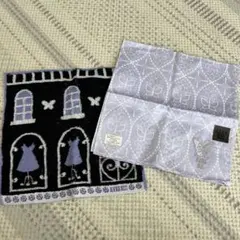 未使用品　ANNA SUI タオル　ハンカチ2枚セット
