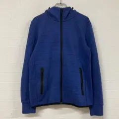 1026 UNIQLO フルジップ パーカー S ブルー