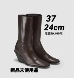 極美品 UNTISHOLD NATY-5 ショートブーツ レザー 36 極美品 UNTISHOLD NATY-5 ショートブーツ レザー 36
