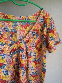 ivory court コットン　花柄　カットソーのサムネイル