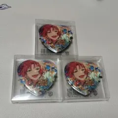 あんスタ ホワイトデー ハート　缶バッジ 月永レオ　3点