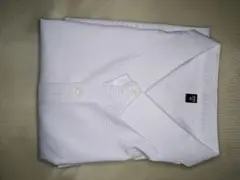 新品未使用　ホワイト 長袖シャツ Mサイズ　ブラウス　メンズ　レディース