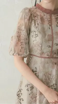 【〜1/3限定値下げ！】DorryDollフラワーエンブロイダリードレス 結婚式