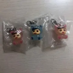 クレヨンしんちゃん めじるしアクセサリー みんなでくまパジャマ