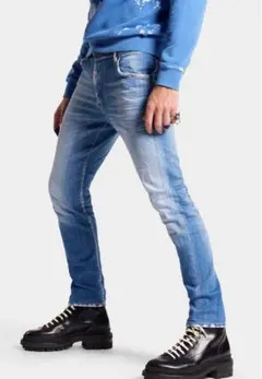 未使用ディースクエアードKATERJEANスキニーデニムパンツ46☆A26378 