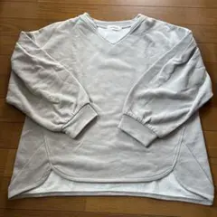 お値下げ！LEPSIM ライトグレー Vネック トレーナー