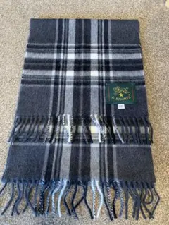 IL BISONTE チェック柄　毛　マフラー