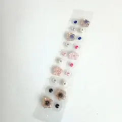 耳ツボジュエリー 耳ツボシール ハンドメイド 20粒セット春　桜