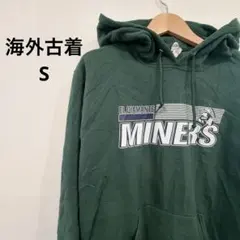 EL DIAMANTE MINERS パーカー Sサイズ　グリーン　海外古着