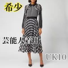 【希少‼️レア‼️】セルフポートレイト✳︎ギンガムチェックエレガントワンピース✨芸能人