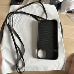 iPhone14Plusスマホショルダーケース ブラック 本体