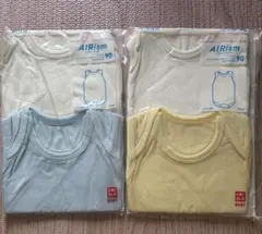 エアリズム　90 ユニクロ　メッシュ　肌着 セット