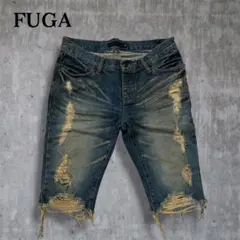 【Y2K】FUGA archive デニム ハーフパンツ 平成 ダメージのサムネイル