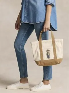 ラルフローレン　トート　POLO RALPH LAUREN ベージュ