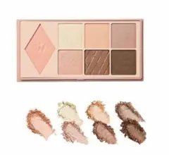 ウォンジョンヨ　Ｗ デイリームードアップパレット 02 トレンチブラウン