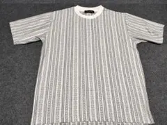 NANO UNIVERSE ストライプ Tシャツ L