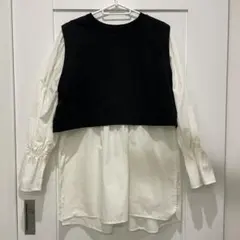 LESIM レプシィム マタニティ 授乳服 レイヤード風トップス