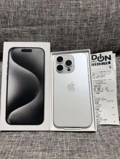 美品　SIMフリー　iPhone15PRO 128GB ホワイトチタニウム