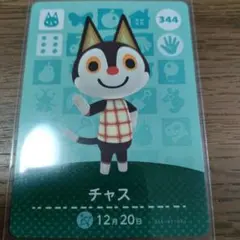 あつまれどうぶつの森　amiiboカード　チャス