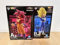 ドラゴンボール一番くじ A賞 超サイヤ人4悟空　B賞 超サイヤ人3ベジータセット