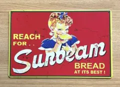 【新品】ブリキ看板　レトロ風　アンティーク　壁装飾プレート