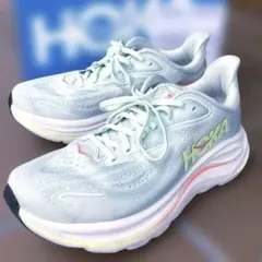 【極美品】HOKA ONEONE クリフトン9 24cm ランと日常 専用箱付き