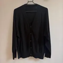 無印良品　Vネック 長袖 カーディガン