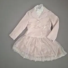 キャサリンコテージ ピンク フォーマルドレス 120cm3点Set