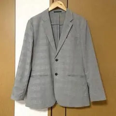 【美品】ユニクロ 感動ジャケット グレンチェック サイズMのサムネイル